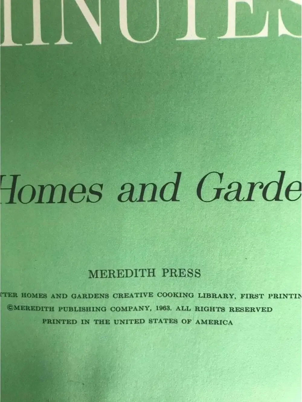 Vintage 1961 Better Homes & Gardens Cookbook: Lunches, Snacks